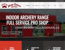 Tablet Screenshot of bearcreekarchery.com